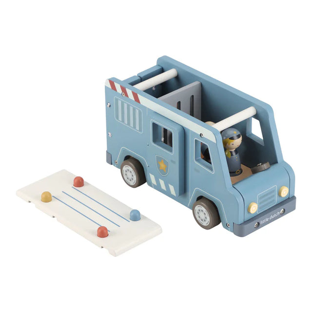 Wooden Police Van Set