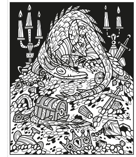 Dragons Magic Painting Book