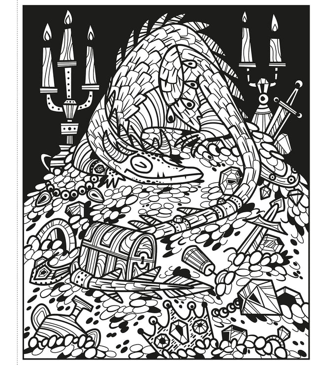 Dragons Magic Painting Book