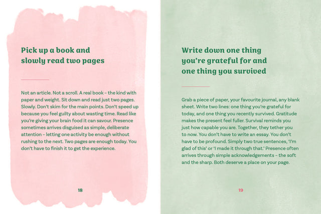 One Minute Wellness: Mindful Living