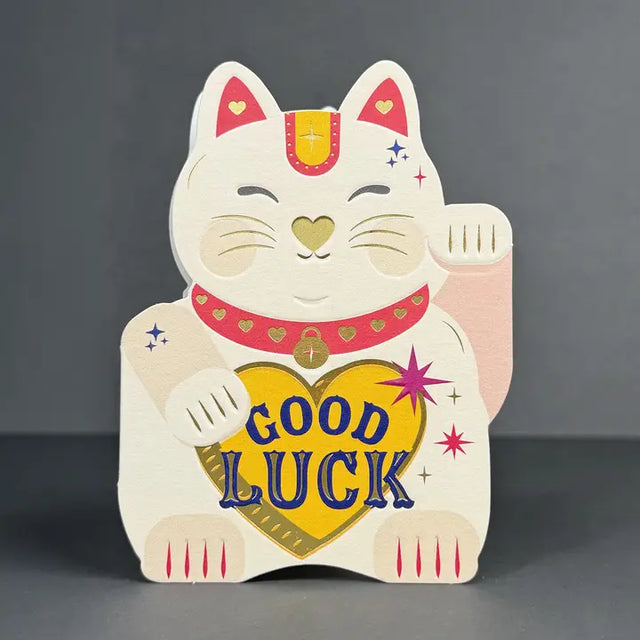 Mini Lucky Cat Card