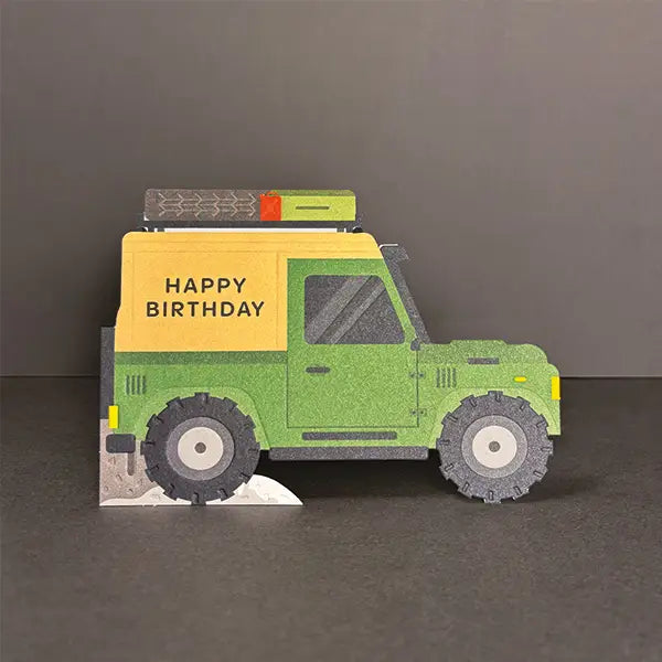 Off Roading Jeep Card