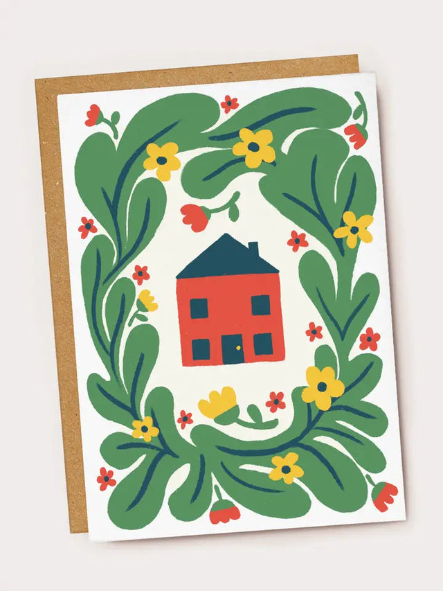 Red House New Home Card