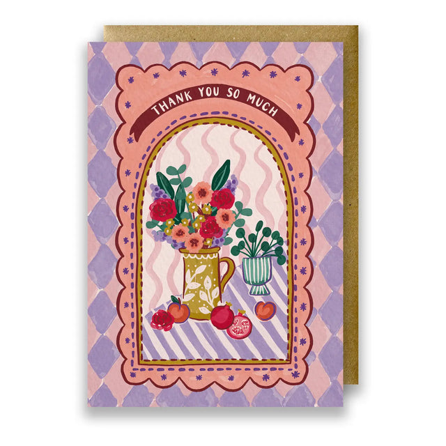 Thank You Vase Card