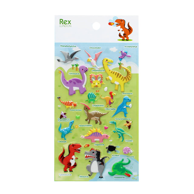 3D Puffy Dinosaurs Stickers