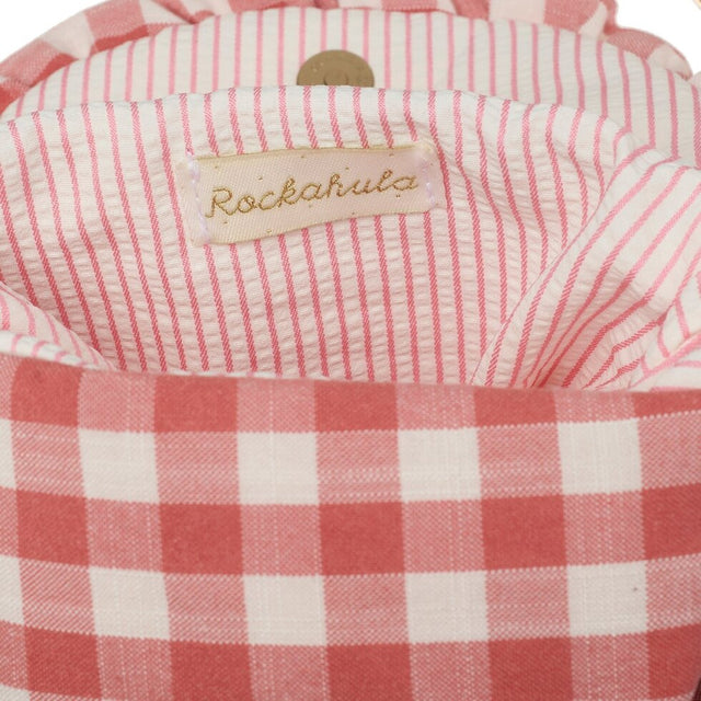 Gingham Ruffle Bow Bag