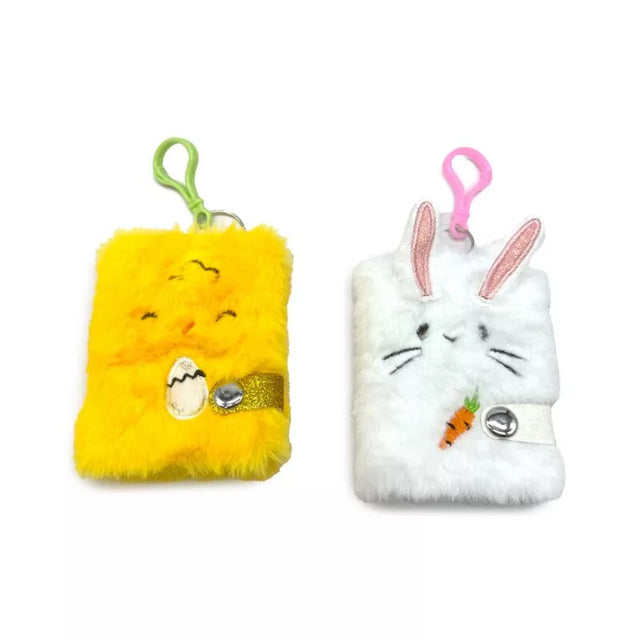 Mini Chick & Bunny Plush Notebooks
