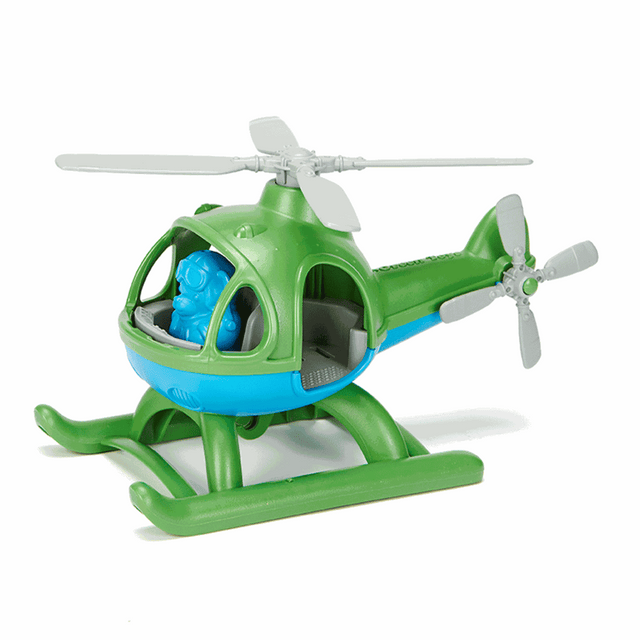 Green Helicopter Eco Toy