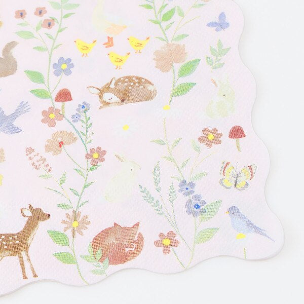 Little Animals Large Napkins