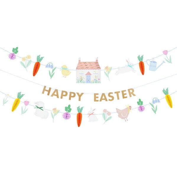 Easter Vegetable Garden Garland Set