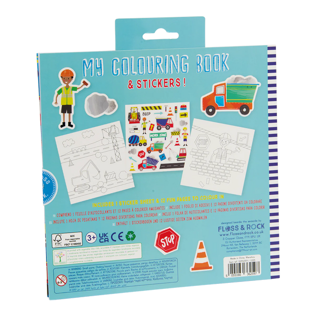 Construction Colouring Book