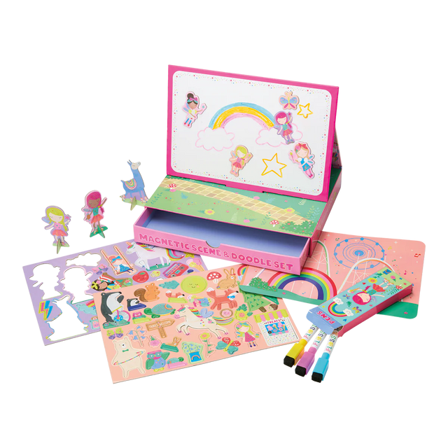 Rainbow Fairy Magnetic Scene & Doodle Set