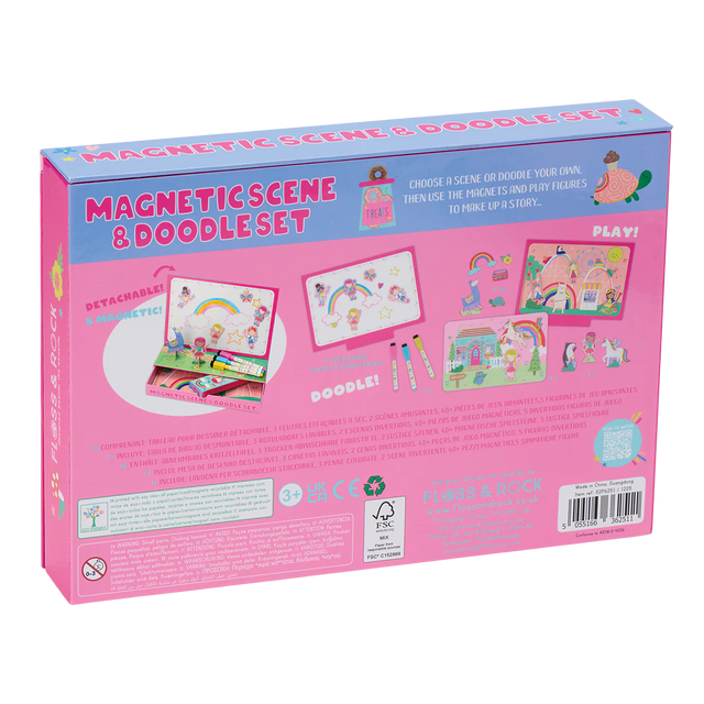 Rainbow Fairy Magnetic Scene & Doodle Set