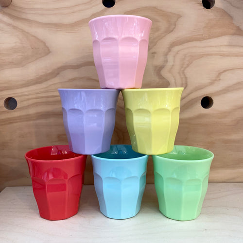 Rainbow Small Melamine Cups