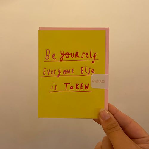 Be Yourself Mini Card