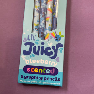 Blueberry Scented Graphite Pencils