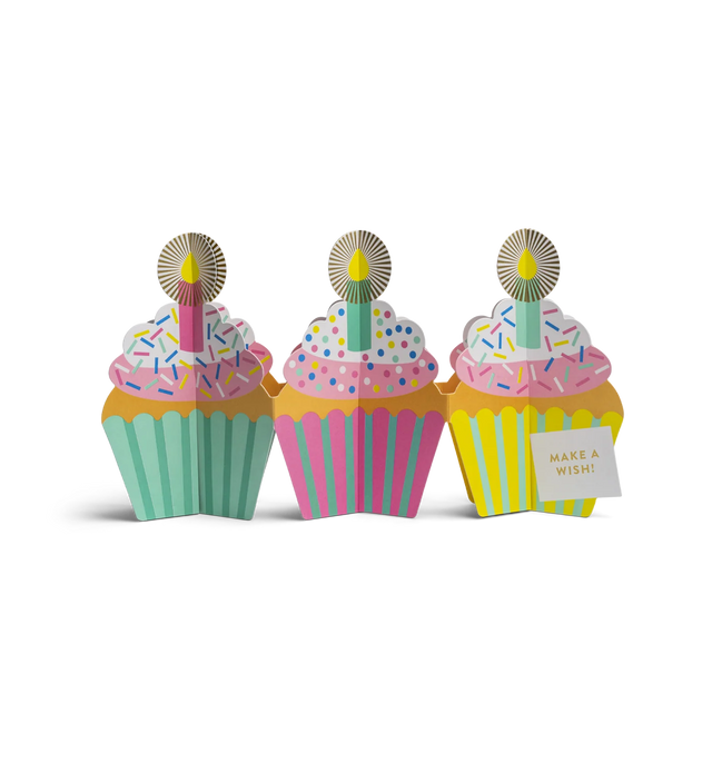 Make A Wish Cupcake Fold Out Card