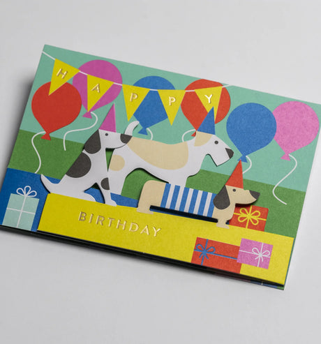 Let’s Pawty Birthday Fold Out Card