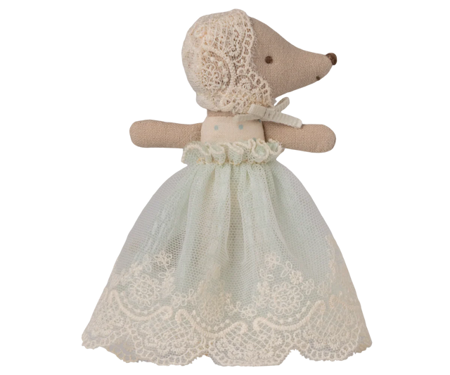 Baby Mouse In Gown: Mint