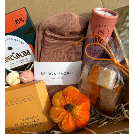 Orange Autumn Gift Box