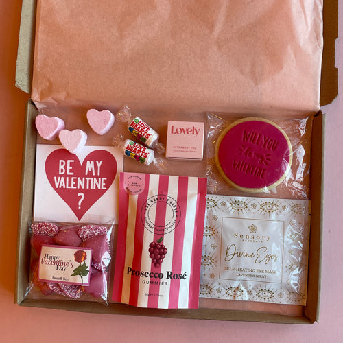 Valentine Pinks Postal Gift Box