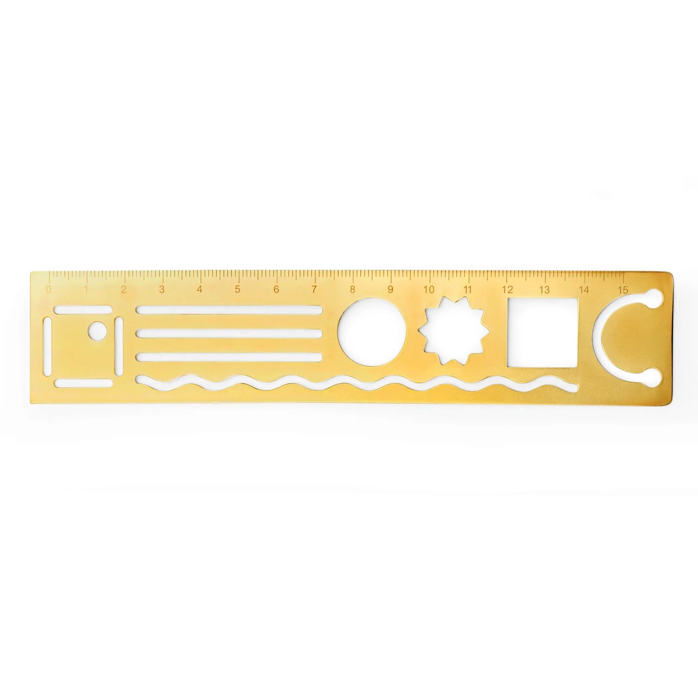 3 in 1 Metal Ruler