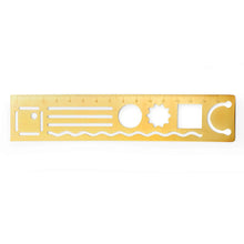 Load image into Gallery viewer, 3 in 1 Metal Ruler