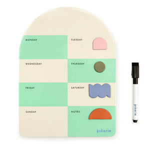 Magnetic Dry Erase Weekly Memo Board