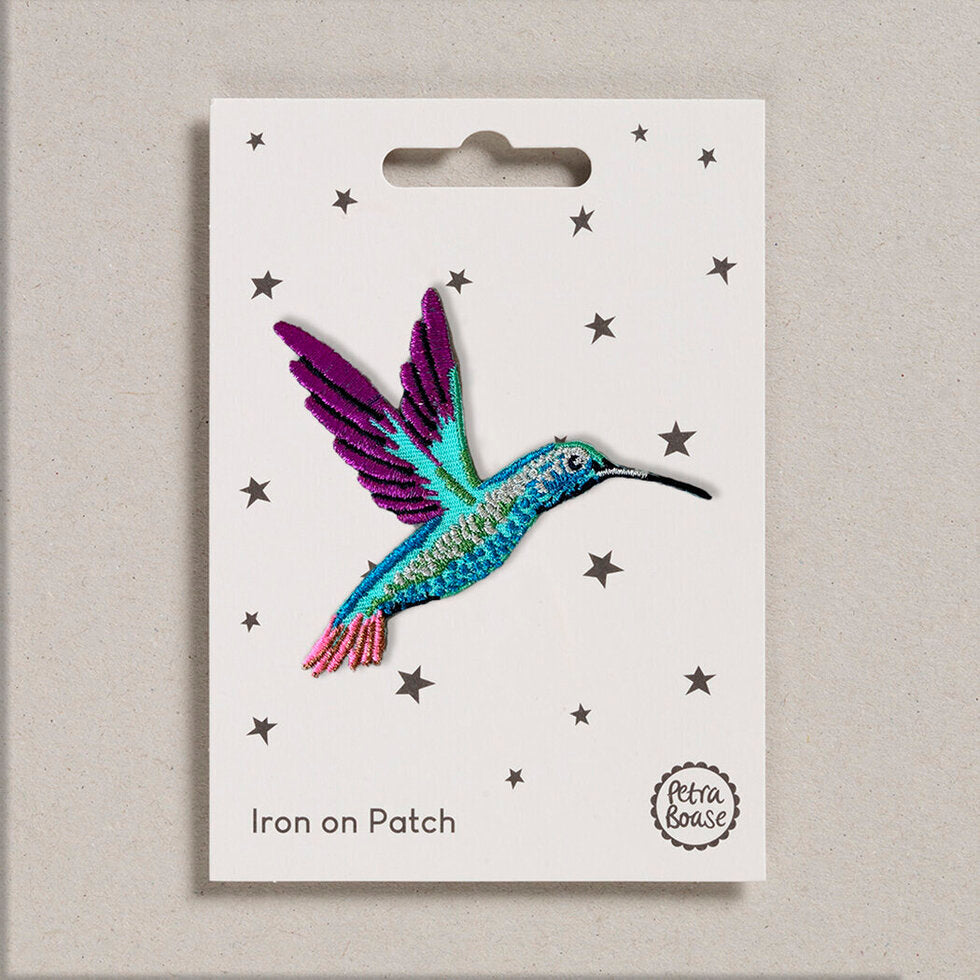 Embroidered Iron On Patch Bird