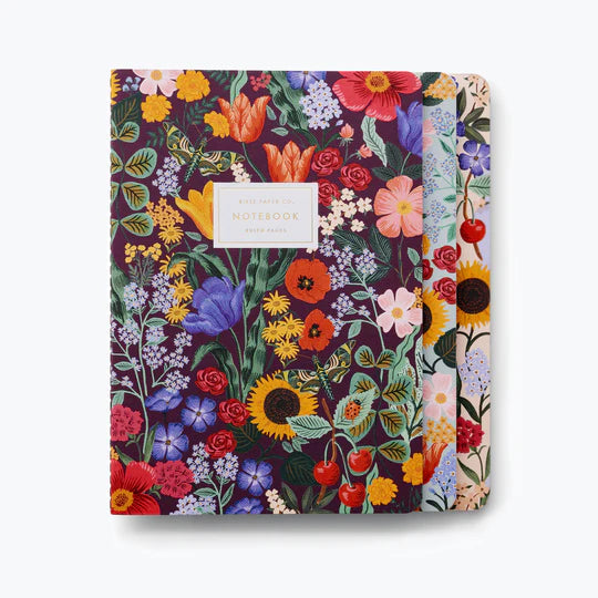Blossom Stitched Notebooks