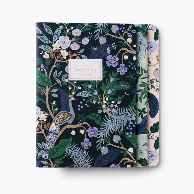 Peacock Stitched Notebooks