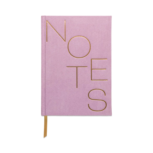 Suede Lilac Notes Hardcover Journal