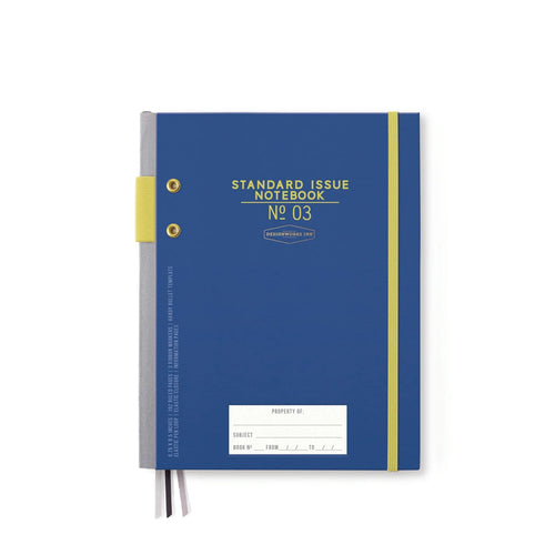 Standard Issue Planner Notebook - Cobalt & Citrus