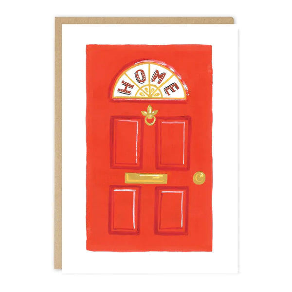 New Home Red Door Card