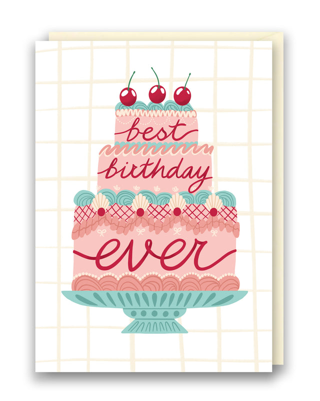 Best Birthday Ever Cake Card