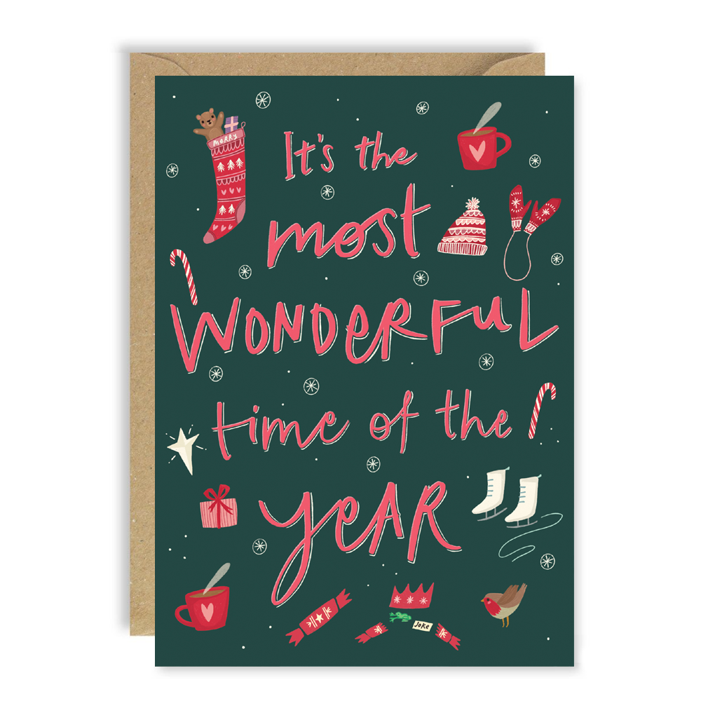Wonderful Time Christmas Card