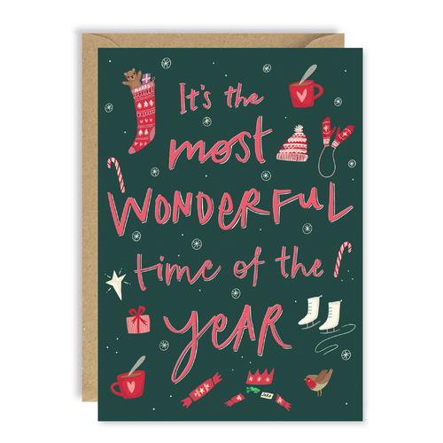 Wonderful Time Christmas Card