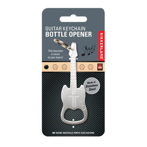 Metal Guitar Keychain Bottle Opener