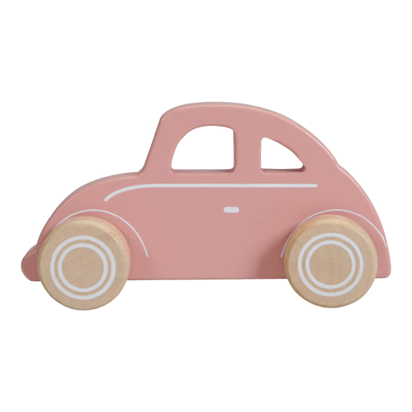 Wooden Pink Car