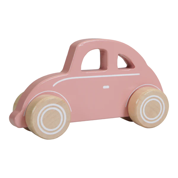 Wooden Pink Car