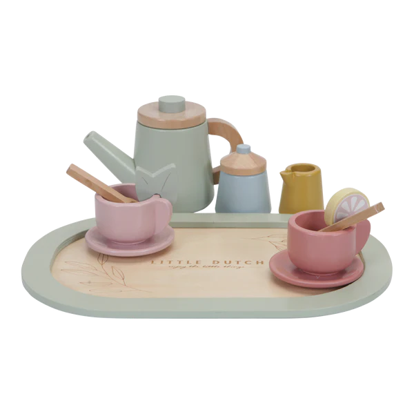 Wooden Tea Set