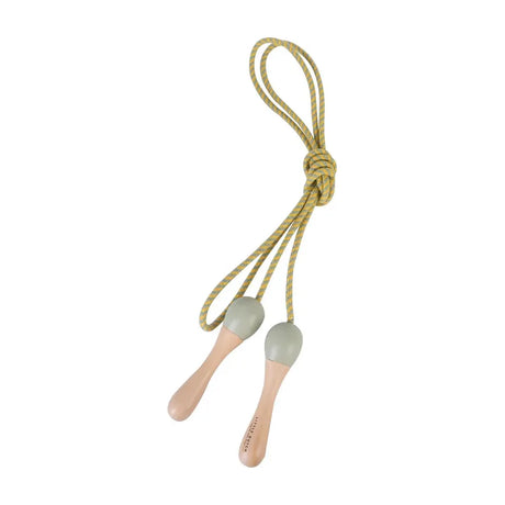 Green Wooden Skipping Rope