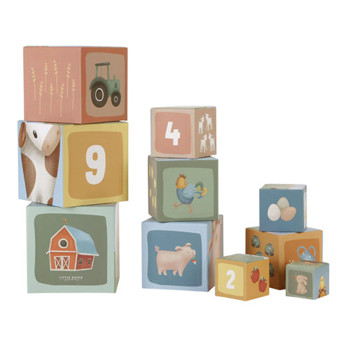 Little Farm Cardboard Building Blocks