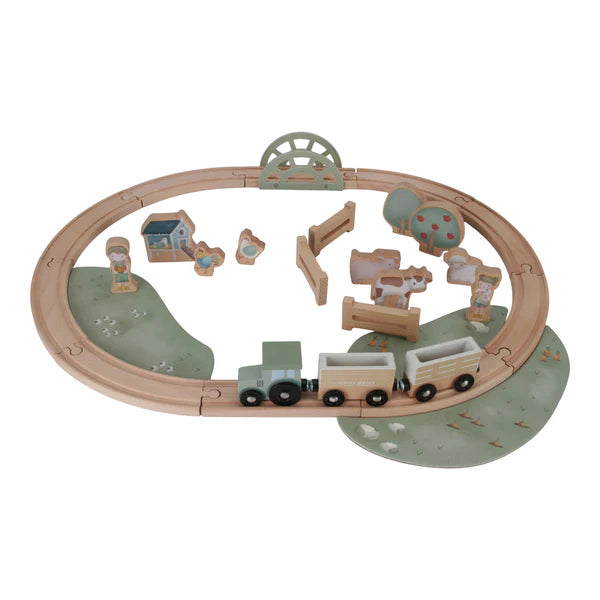 Little Farm Wood Train Track