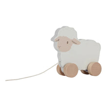 Load image into Gallery viewer, Pull Along Wooden Sheep