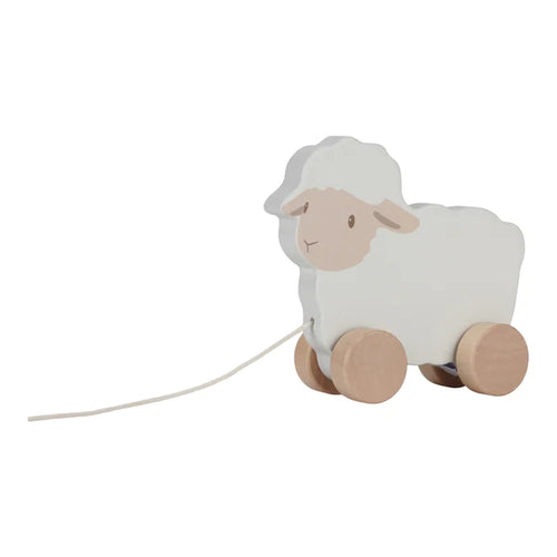 Pull Along Wooden Sheep