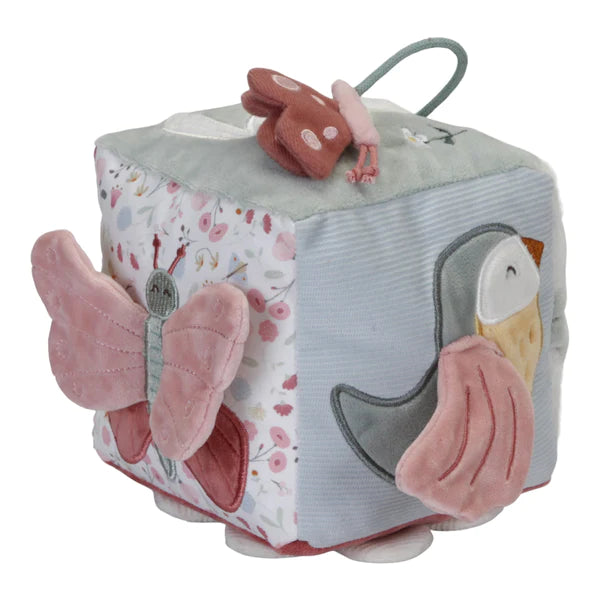 Flowers And Butterflies Soft Activity Cube