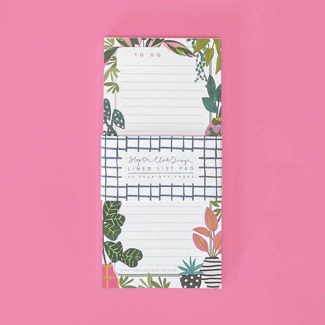 Plants List Notepad