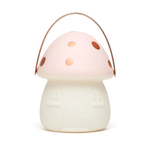 Pink & Rose Gold Fairy House Carry Lantern