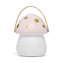 Load image into Gallery viewer, Mini Pink &amp; Gold Fairy House Carry Lantern